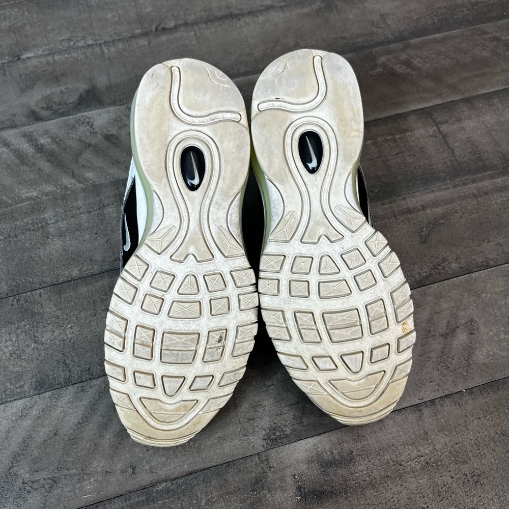 Nike Air Max 97 Summit White BlackVolt Neon Women's Sz 8 - Picture 5 of 5